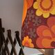 Wall lamp/scissor lamp in died pine wood from Translandia. Denmark 1960s