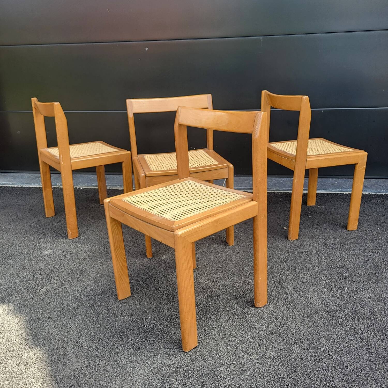 Italian caned chairs