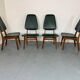Chaises de salle à manger vintage en teck à dossier haut, design danois norvégien Bruk Sorheim