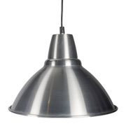 Lampe industrielle en aluminium brossé