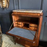 Children's secretary stamped jansen in rosewood - 20th century