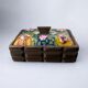 Modernist wood and enamel vanity box by J. Capo Esmaltes, 1970, Spain