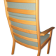 Fauteuil Wegner avec repose-pieds