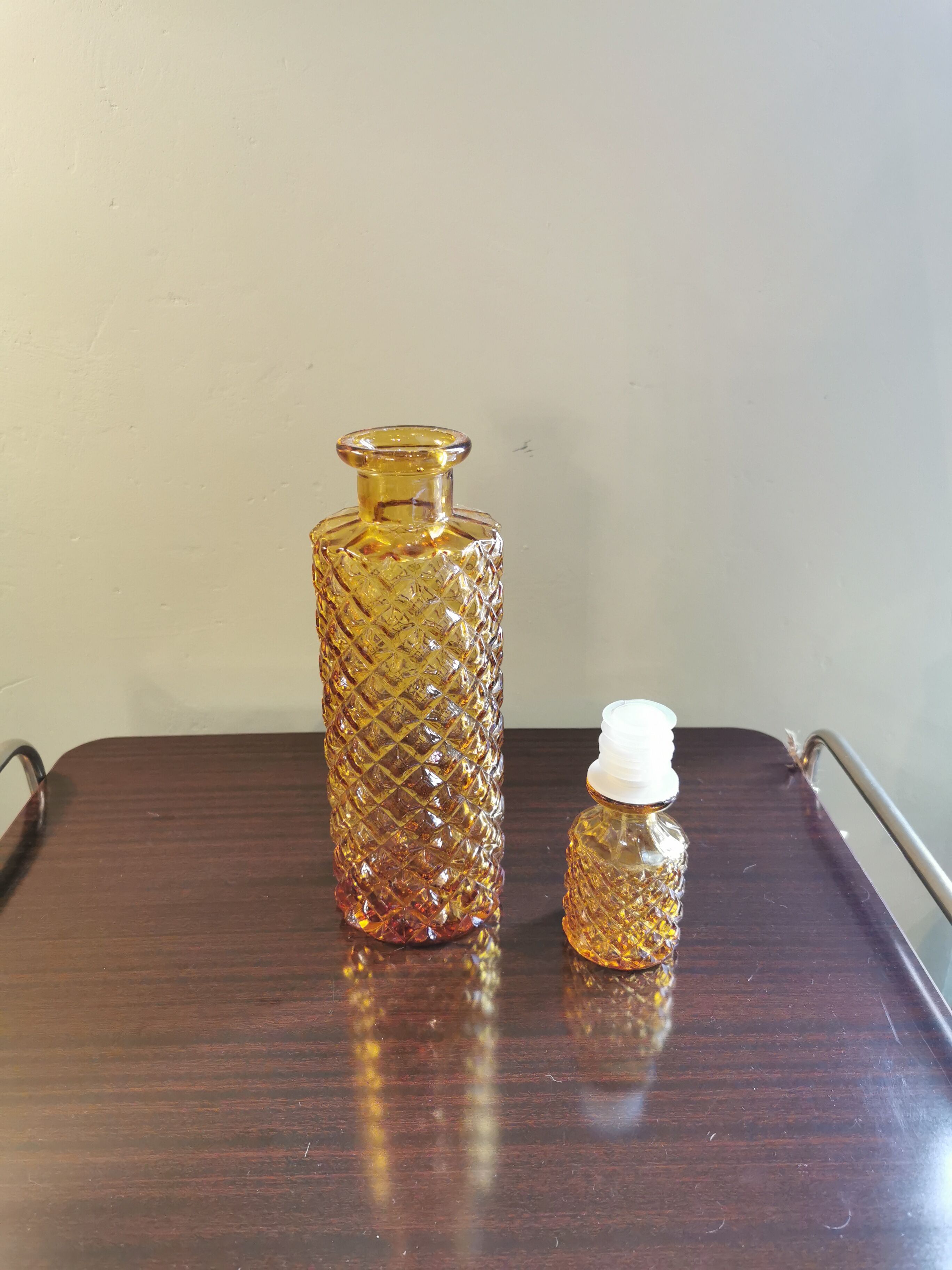 Carafe vintage pointe de diamant