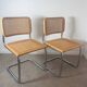 Paire de chaises Cesca Marcel Breuer B32 made in Italy