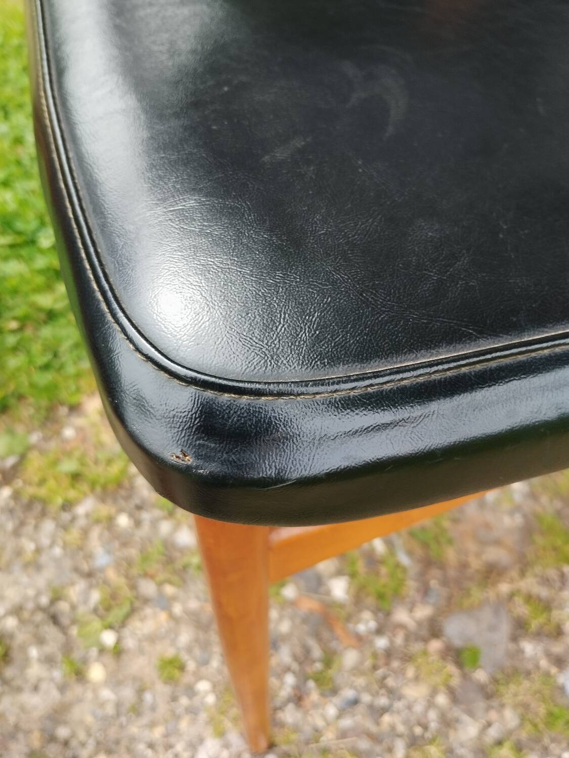 Series of 6 old Scandinavian design chairs