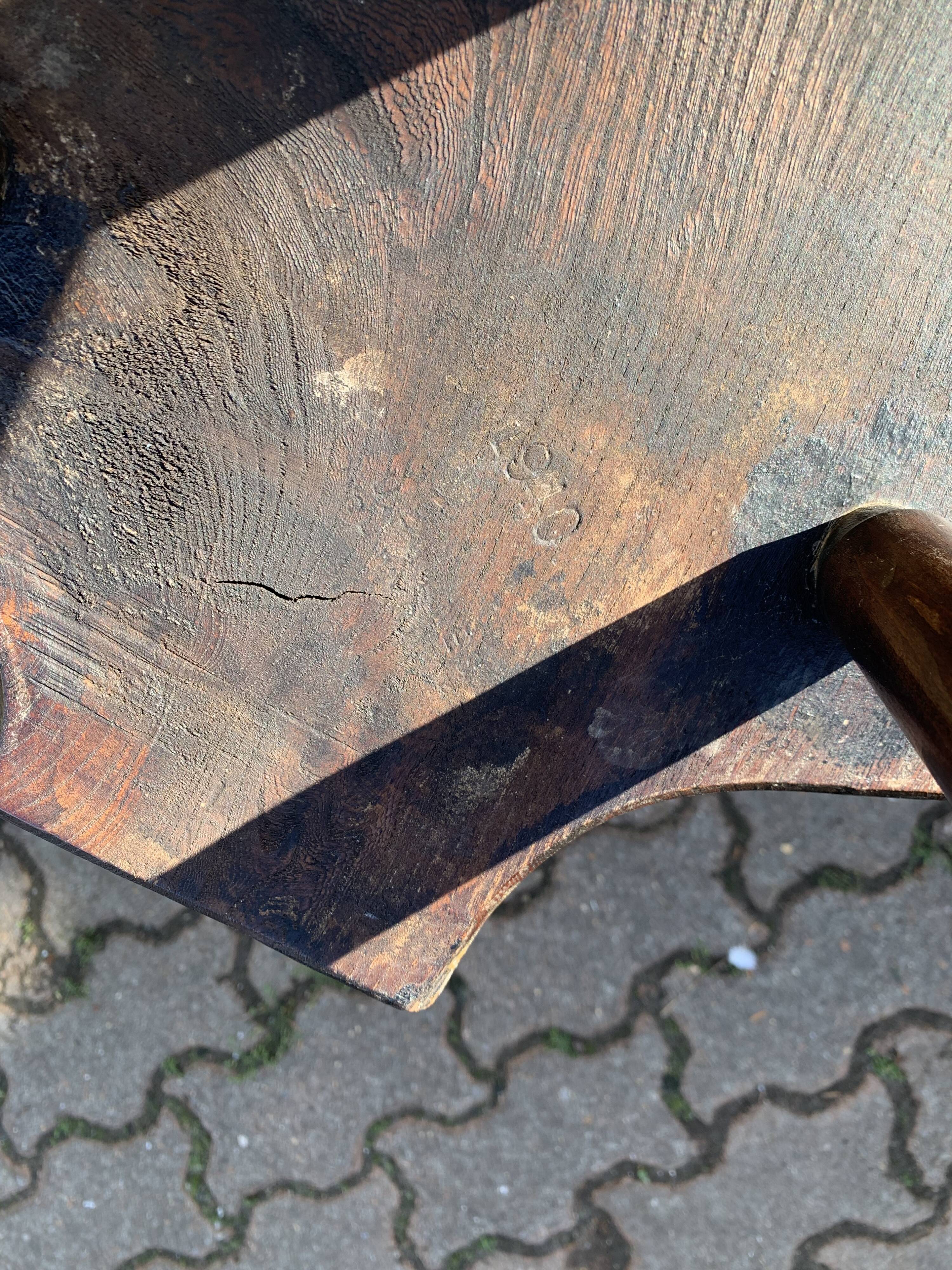 6 Windsor chairs stamped