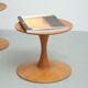 Set of 2x stools by Nanna Ditzel for Kolds Sawmill, 1960s