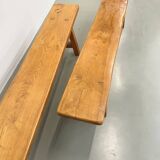 Pair of 2m elm benches