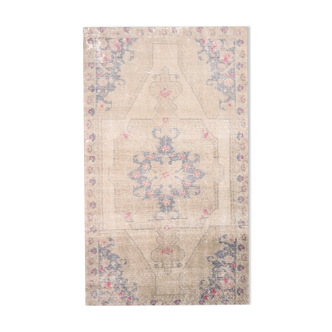 4x7 faded brown turkish rug