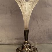 Vase bouquet cone cut crystal Baccarat Saint Louis late nineteenth early twentieth