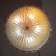 Large size iitalian pink and murano glass ceiling flower