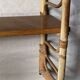 Removable wall shelf in rattan – 1960s vintage