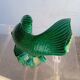 Saint Clement fish in green vintage ceramic