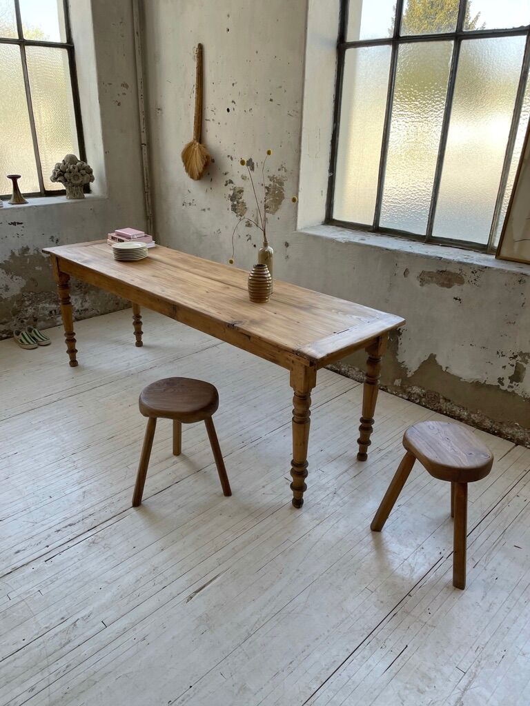 Farm table bistro pine and cherry 210cm