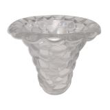 Art Deco Cast Glass Vase Pierre D'Avesn