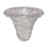 Art Deco Cast Glass Vase Pierre D'Avesn