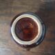 vintage broc pitcher in orange brown ceramic vallauris 20cm high