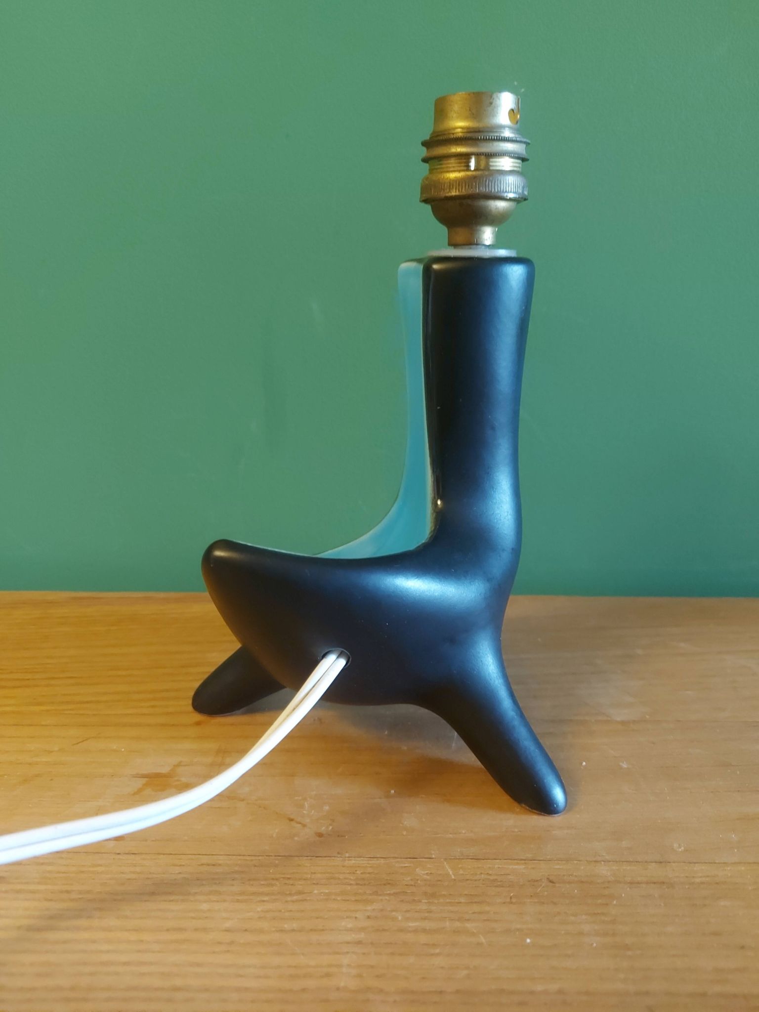 Pied de lampe en céramique années 60's