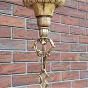 Brass chandelier, Western Europe, mid 20th century.