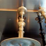 Pair of 18th century bronze candlesticks