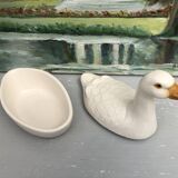 Vintage Earthenware Terrine Michel Caugant Goose France