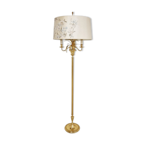 Lampadaire vintage en - feuilles