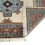 Authentic Persian carpet white background 205x140cm