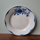 Vintage plate flower pattern Sarreguemines Digoin France Corsica