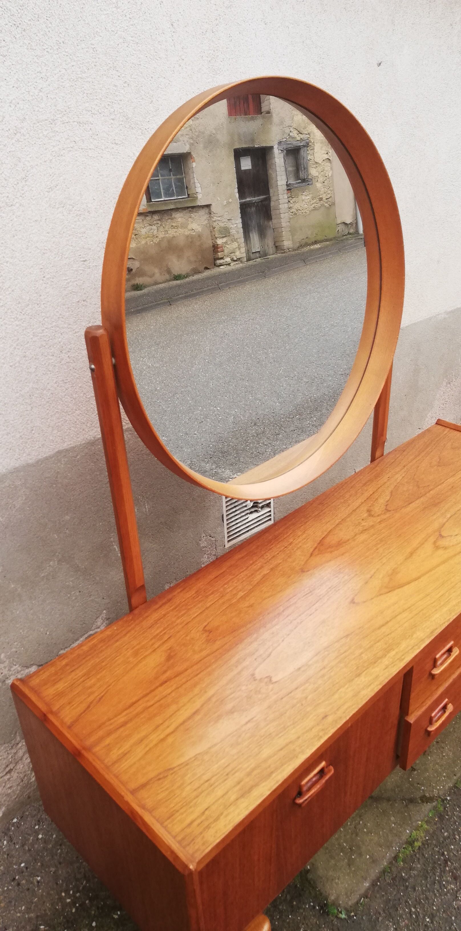 Scandinavian teak dressing table