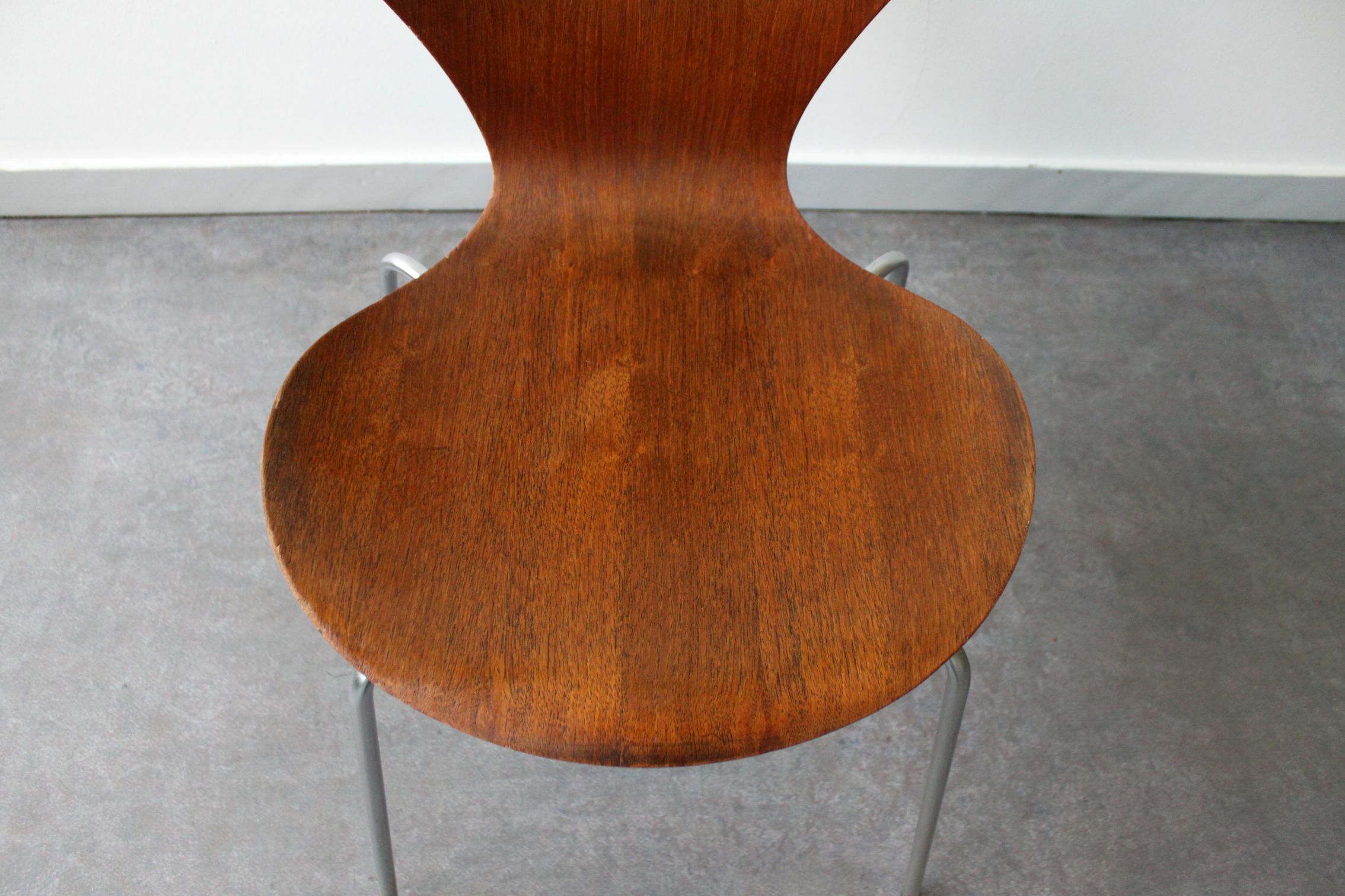 Set of 4 chairs series 7 by Arne Jacobsen for Fritz Hansen, 60's.