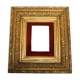 Frame XIX gilded stucco wood decoration acanthus leaves painting painting