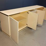 Vintage lacquered credenza, 1980s