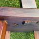 Paire de chaises rustiques en T, orme massif Aranjou,