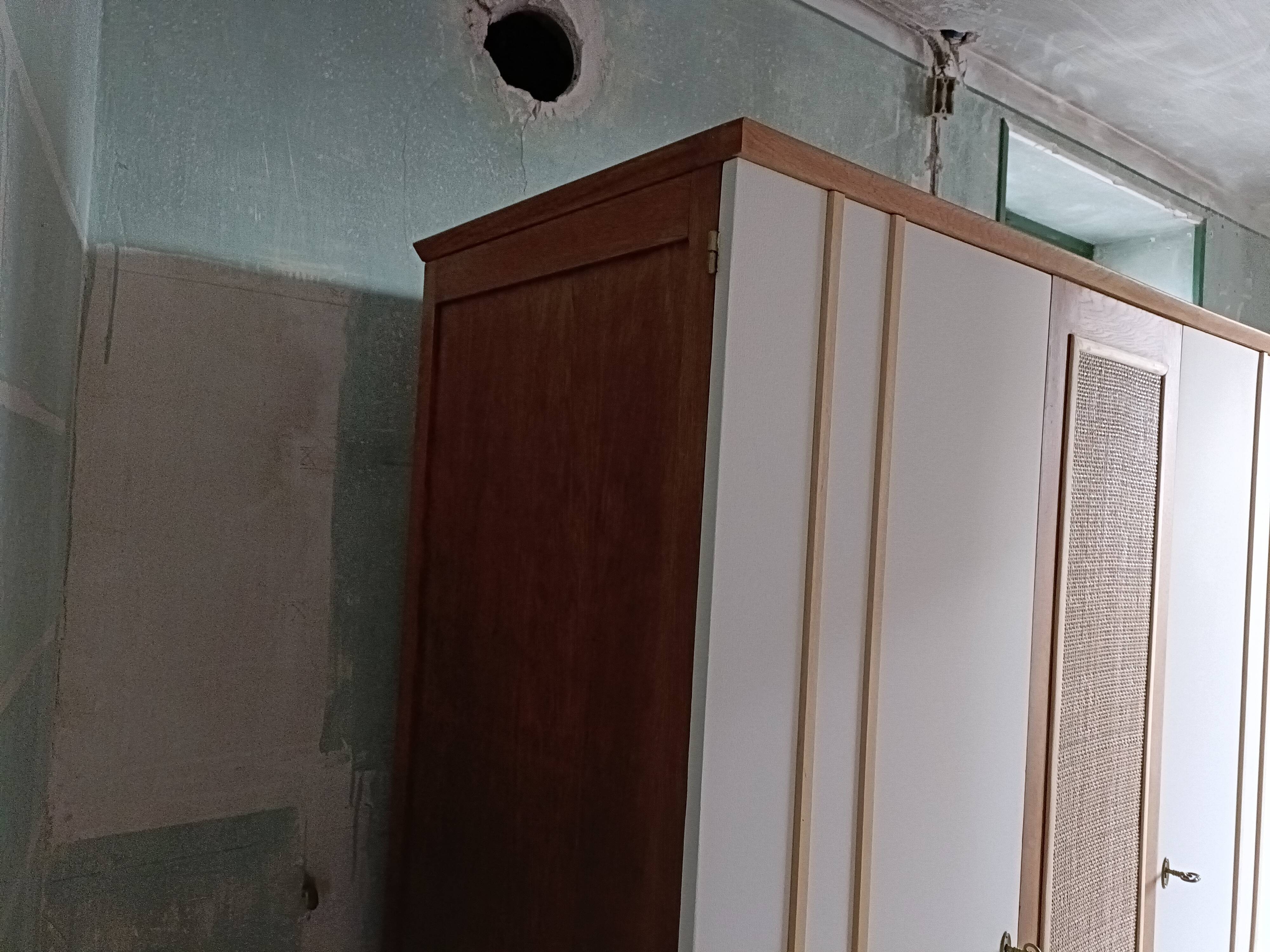 Renovated wardrobe cupboard