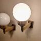 Pair of Astoria brass wall lights by Josef Hoffmann, WOKA Vienna re-edition