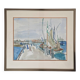 Henri Epstein (1891-1944) - Watercolour on paper - Busy port - Signed