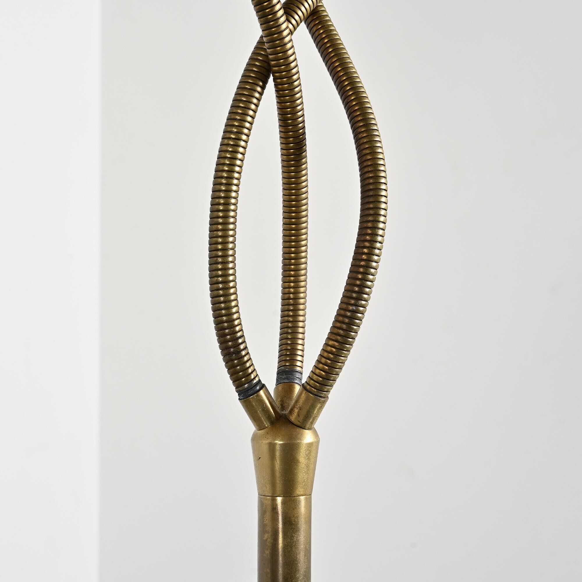 Lampadaire orientable par Giuseppe Ostuni, O'Luce circa 1950