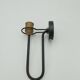 Black metal wall lamp