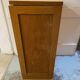 50s/60s light oak curtain filing cabinet low model with removable shelves