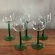 5 white wine glasses