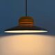 Vintage Danish design space age lamp in cool colour combination