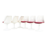 Set of 6 Tulip Chairs By Eero Saarinen For Knoll International, 1970