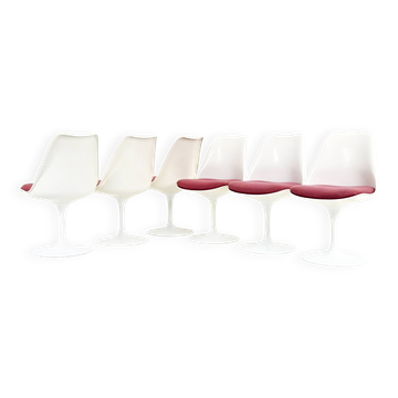 Set of 6 Tulip Chairs By Eero Saarinen For Knoll International, 1970