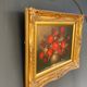 Oil on canvas bouquet of flowers by frederick still life golden frame