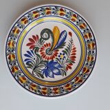 Set of 2 plates in QUIMPER earthenware - Signed HENRIOT