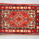 Vintage oriental velvet rug - 40cm x 62cm