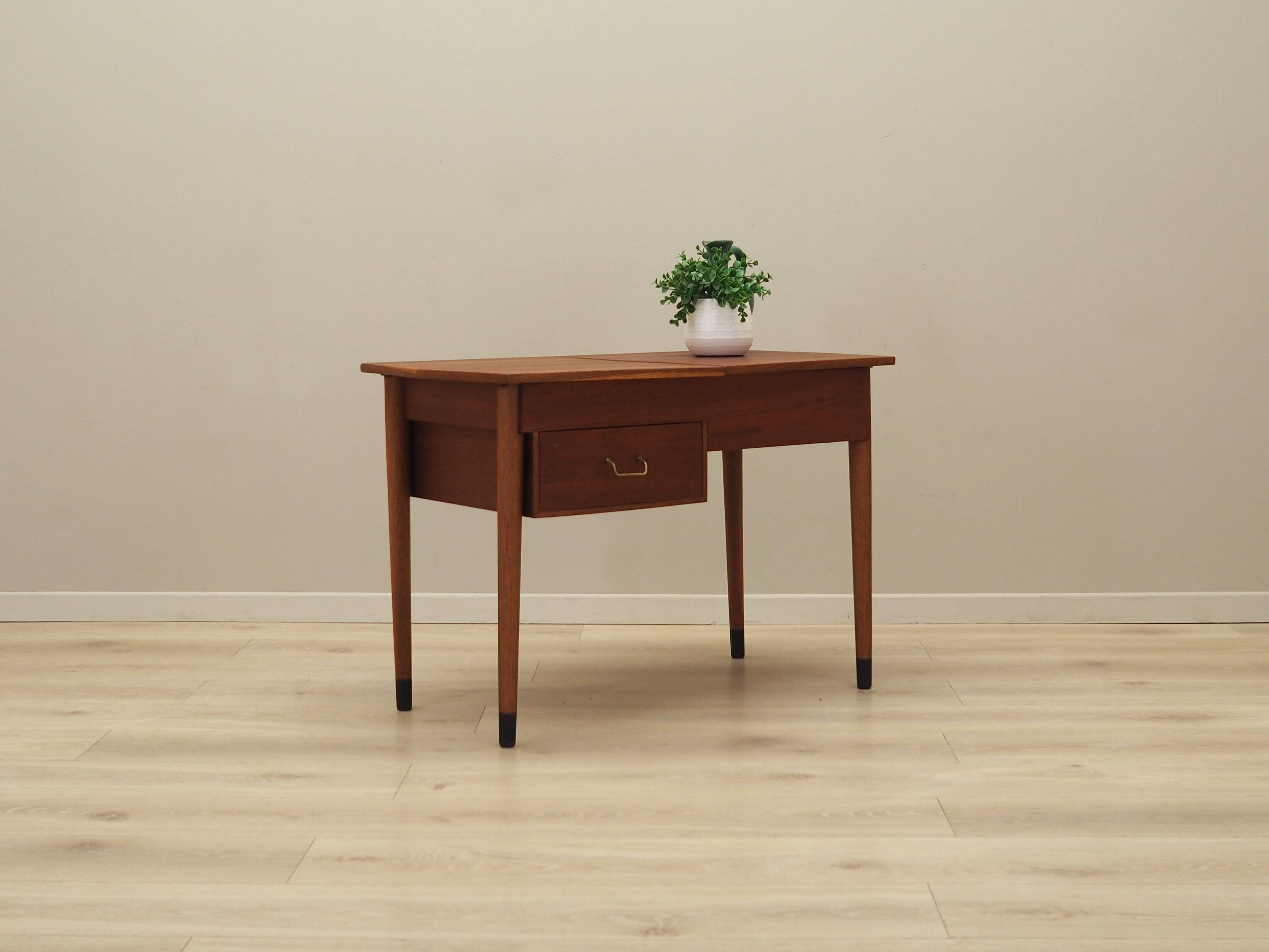 Teak sewing table, Danish design, 1960s, production: Denmark