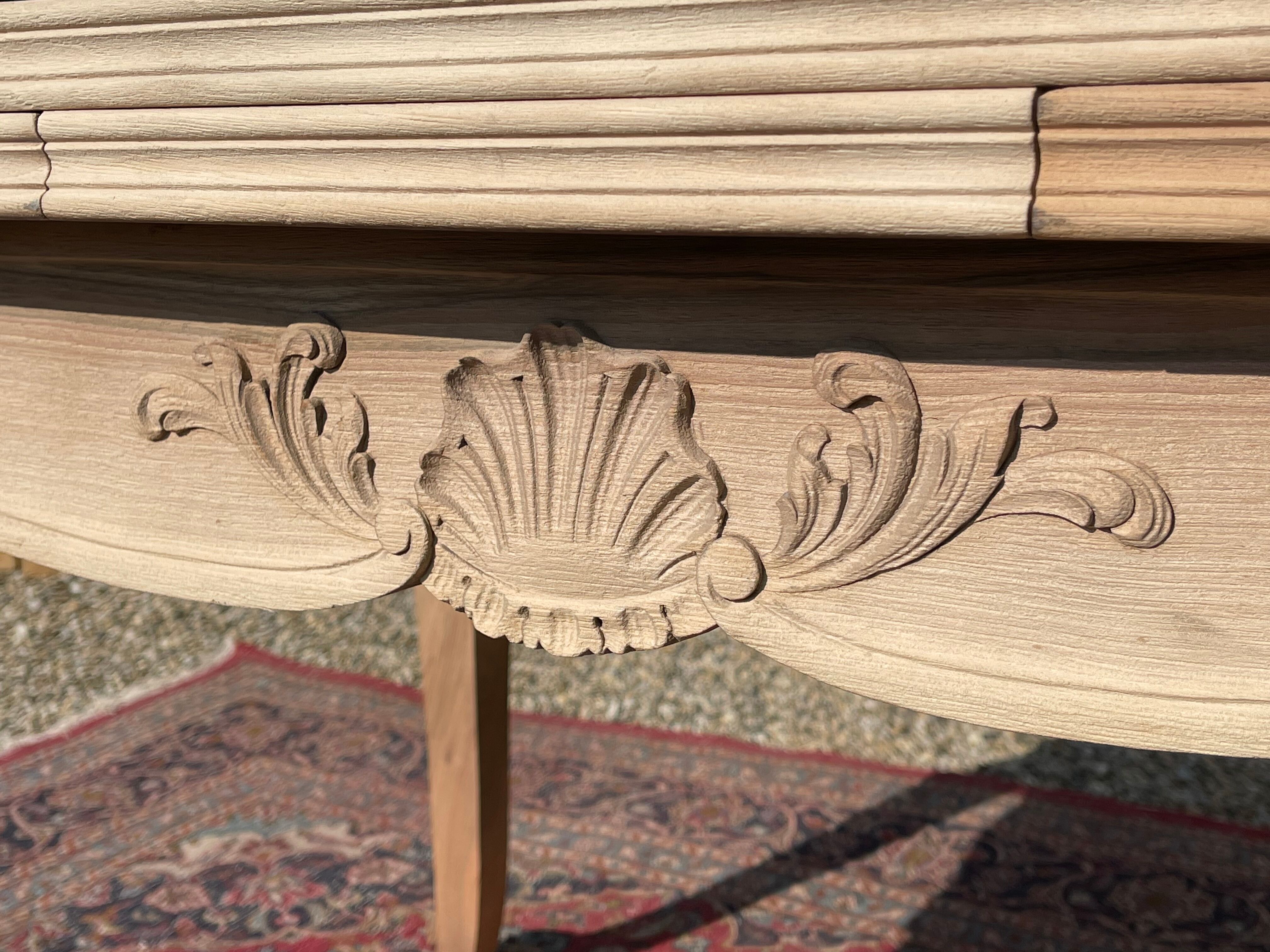 Walnut Table Louis XV Style