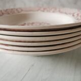 Set of 6 hollow plates Versailles